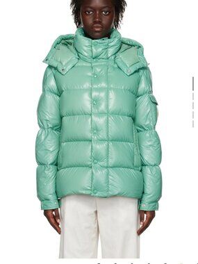BRAND NEW WITH TAG MONCLER JACKET, SIZE 1, MAYA, MINT COLOUR